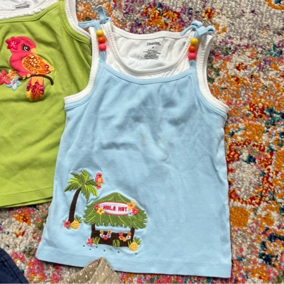 Vtg Retro Gymboree Osh Kosh B Gosh 3T /4 Summer Clothing‎ Lot Shorts Tank Tops - Picture 2 of 8
